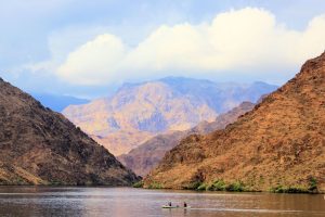 Winter Paddling Through Black Canyon