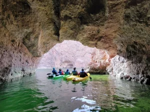 Kayaking and paddleboarding at Willow Beach