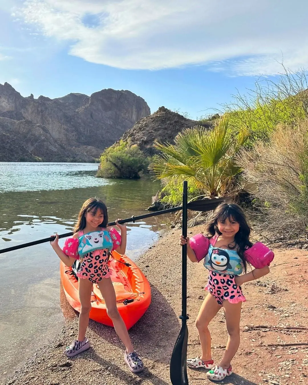 Cold river near Las Vegas